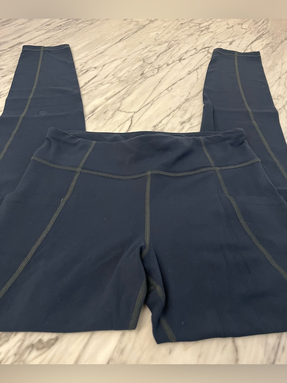 Girls Athleta Navy Leggings